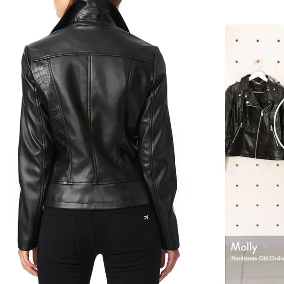NWT Bernardo Leather Jacket. - Picture 5 of 6